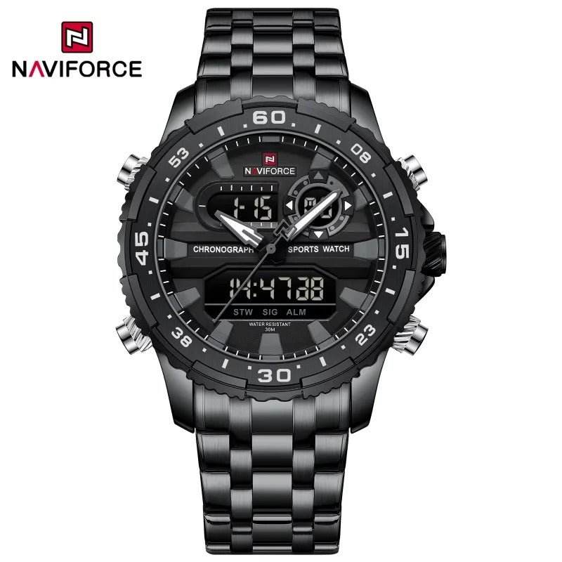 Reloj Naviforce Hombre Acero Analógico Digital