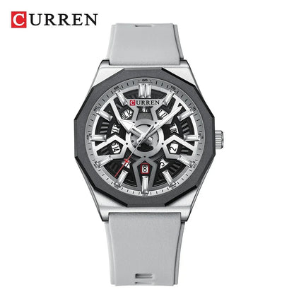 Reloj Curren Hombre Silicona Multifunción