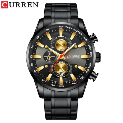 Reloj Curren Hombre Acero Seis Agujas