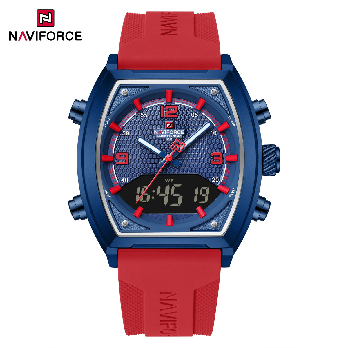 Reloj Naviforce Hombre Silicona Digital Militar