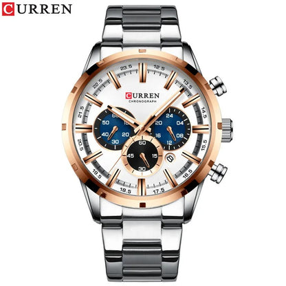 Reloj Curren 8355 Hombre Acero Esfera 3D