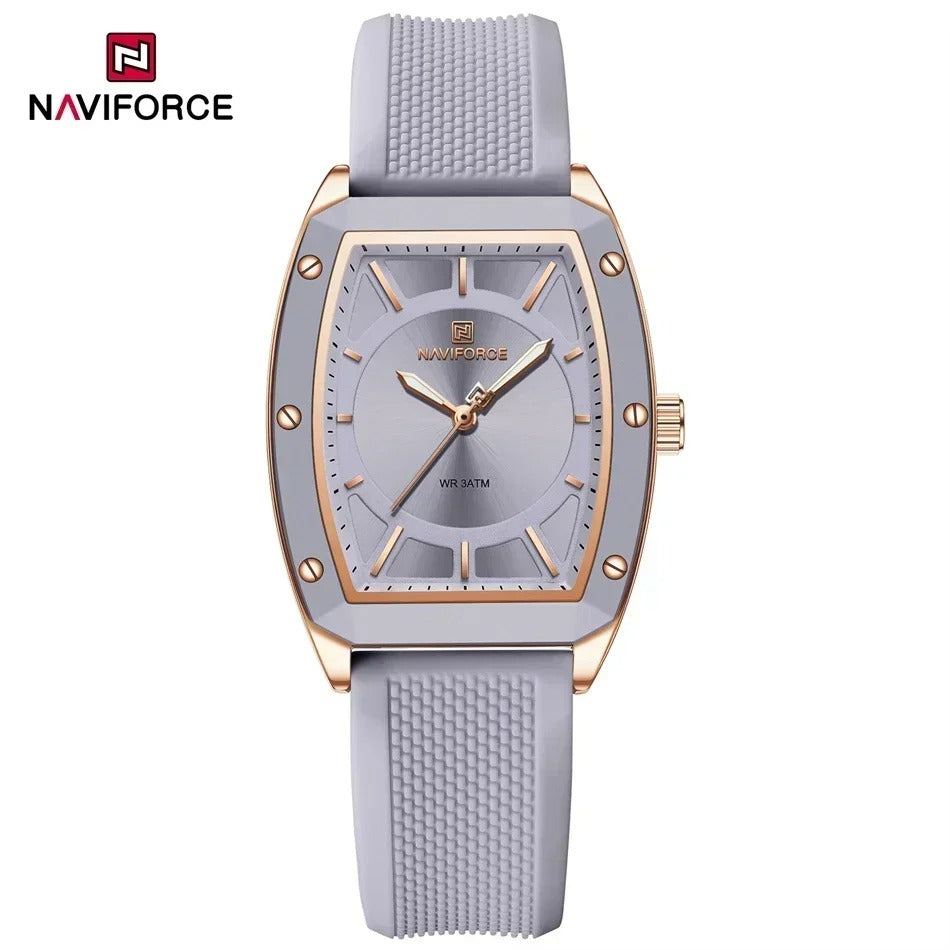 Reloj Naviforce NF5049 Mujer Tonneau Silicona