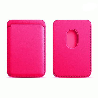 Tarjetero Magnético de Cuero para Hombre | Billetera Minimalista Porta Tarjetas RFID