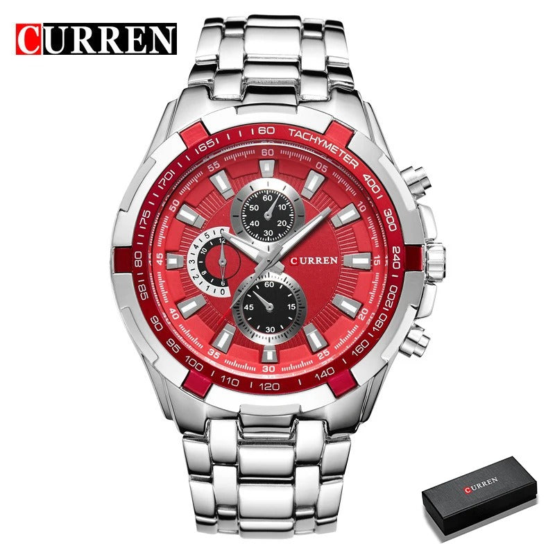 Reloj Curren 8023 Hombre Acero Militar