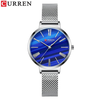 Reloj Curren 9076 Mujer Cuero Genuino