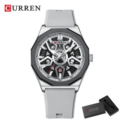 Reloj Curren Hombre Silicona Multifunción