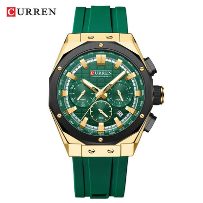 Reloj Curren Hombre Silicona Militar Luminoso