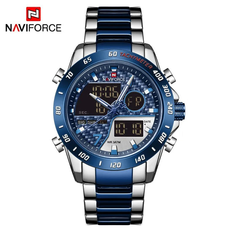 Reloj Naviforce NF9171 Hombre Acero Doble Pantalla