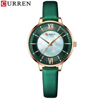Reloj Curren 9080 Mujer Cuero Elegante