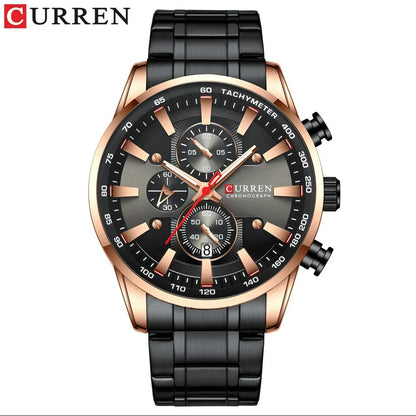 Reloj Curren Hombre Acero Seis Agujas
