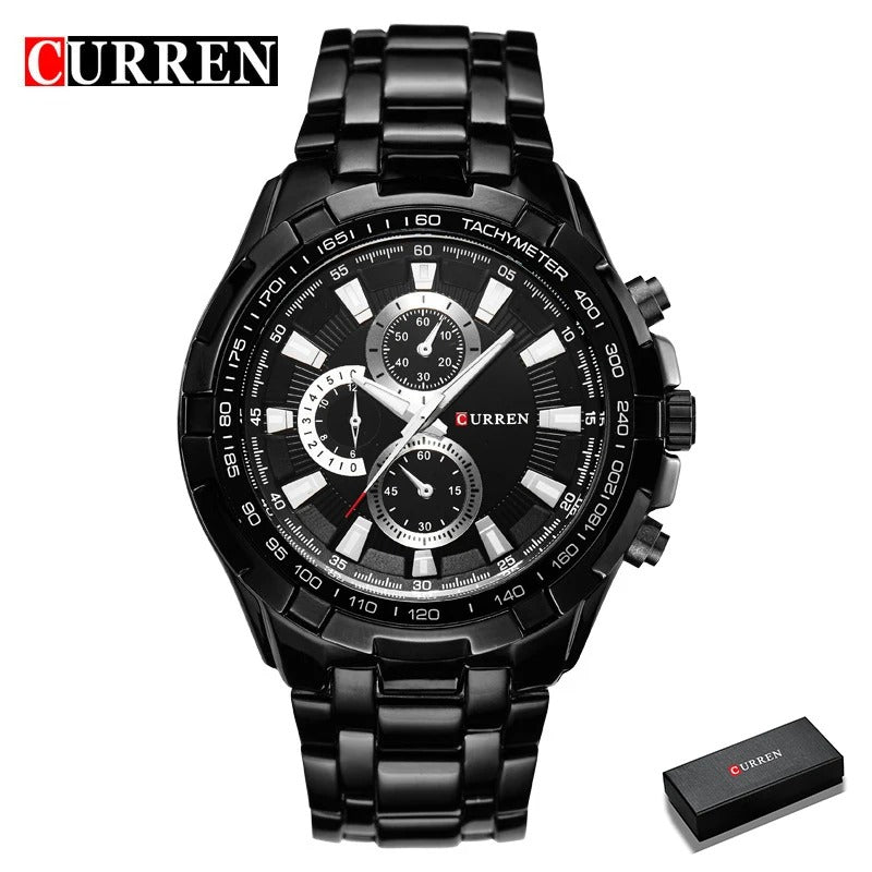 Reloj Curren 8023 Hombre Acero Militar