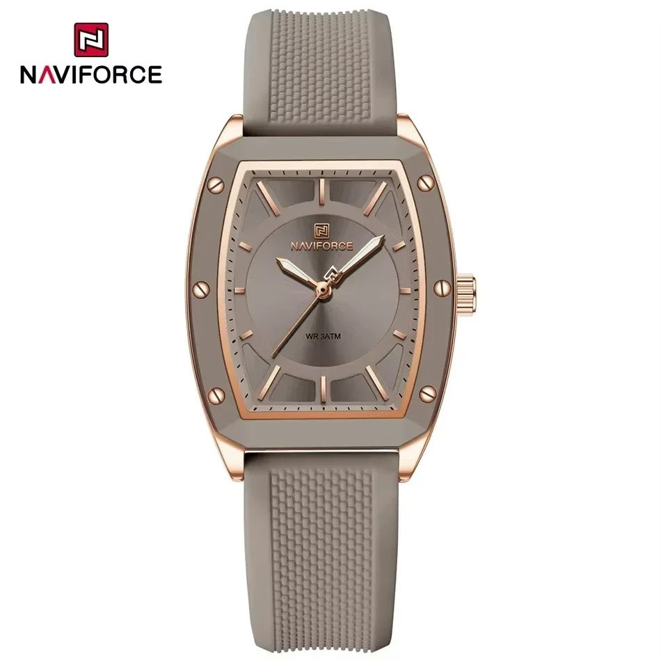 Reloj Naviforce NF5049 Mujer Tonneau Silicona