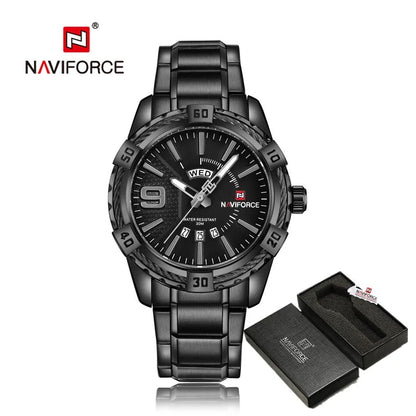 Reloj Naviforce NF9117S Hombre Acero Calendario