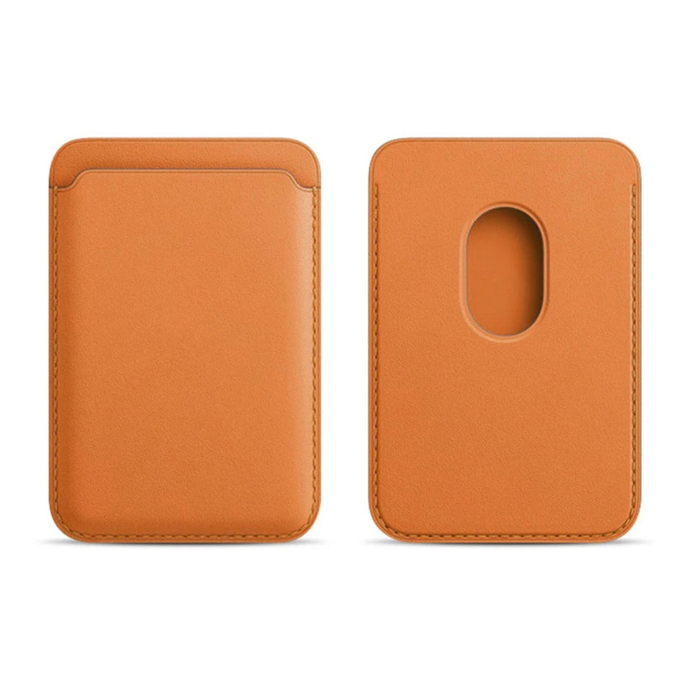 Tarjetero Magnético de Cuero para Hombre | Billetera Minimalista Porta Tarjetas RFID
