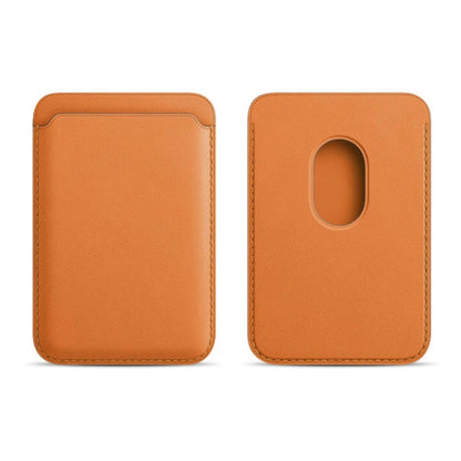Tarjetero Magnético de Cuero para Hombre | Billetera Minimalista Porta Tarjetas RFID