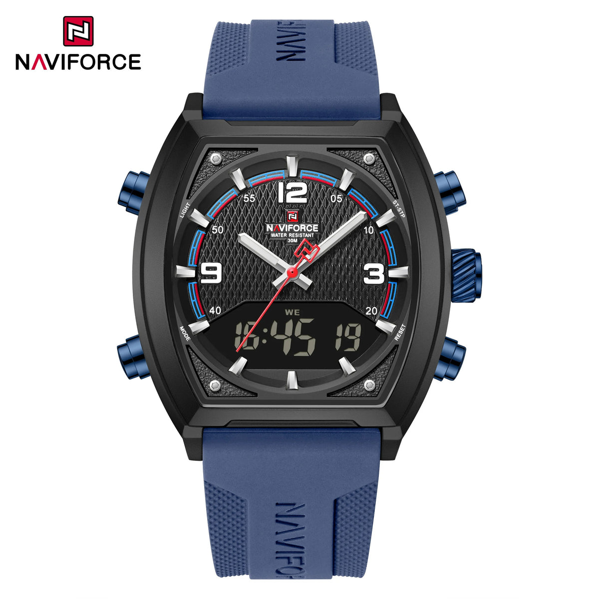 Reloj Naviforce Hombre Silicona Digital Militar