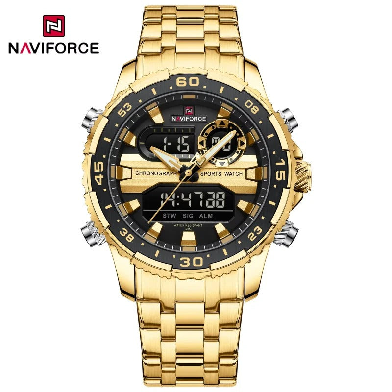 Reloj Naviforce Hombre Acero Analógico Digital