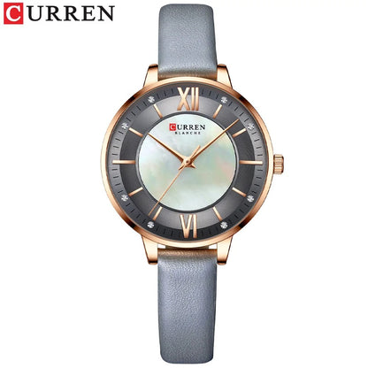 Reloj Curren 9080 Mujer Cuero Elegante