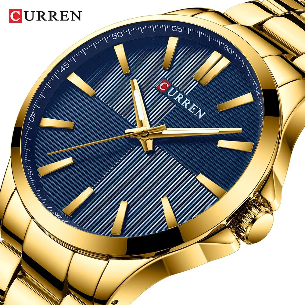 Reloj Curren Hombre Acero Malla Elegante — vista 7 | Foucault Relojes