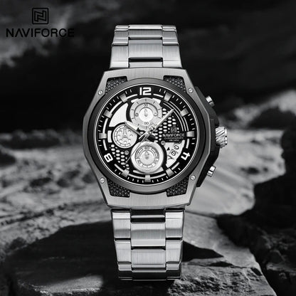 Reloj Naviforce NF8051S Hombre Acero Cronógrafo