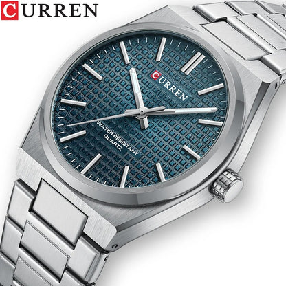 Reloj Curren 8439 Hombre Acero Minimalista