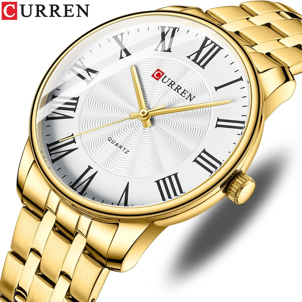Reloj Curren Hombre Acero Ultrafino Retro