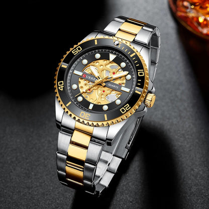 Reloj Curren 8412 Hombre Acero Esfera 3D