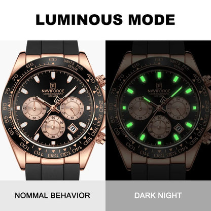 Reloj Naviforce NF8054 Hombre Silicona Cronógrafo