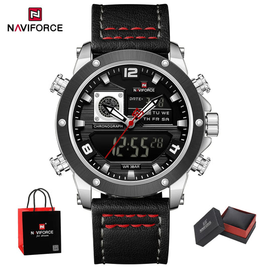 NAVIFORCE 9236 – Reloj Militar de Alto Rendimiento con Alarma y Cronógrafo Integrado