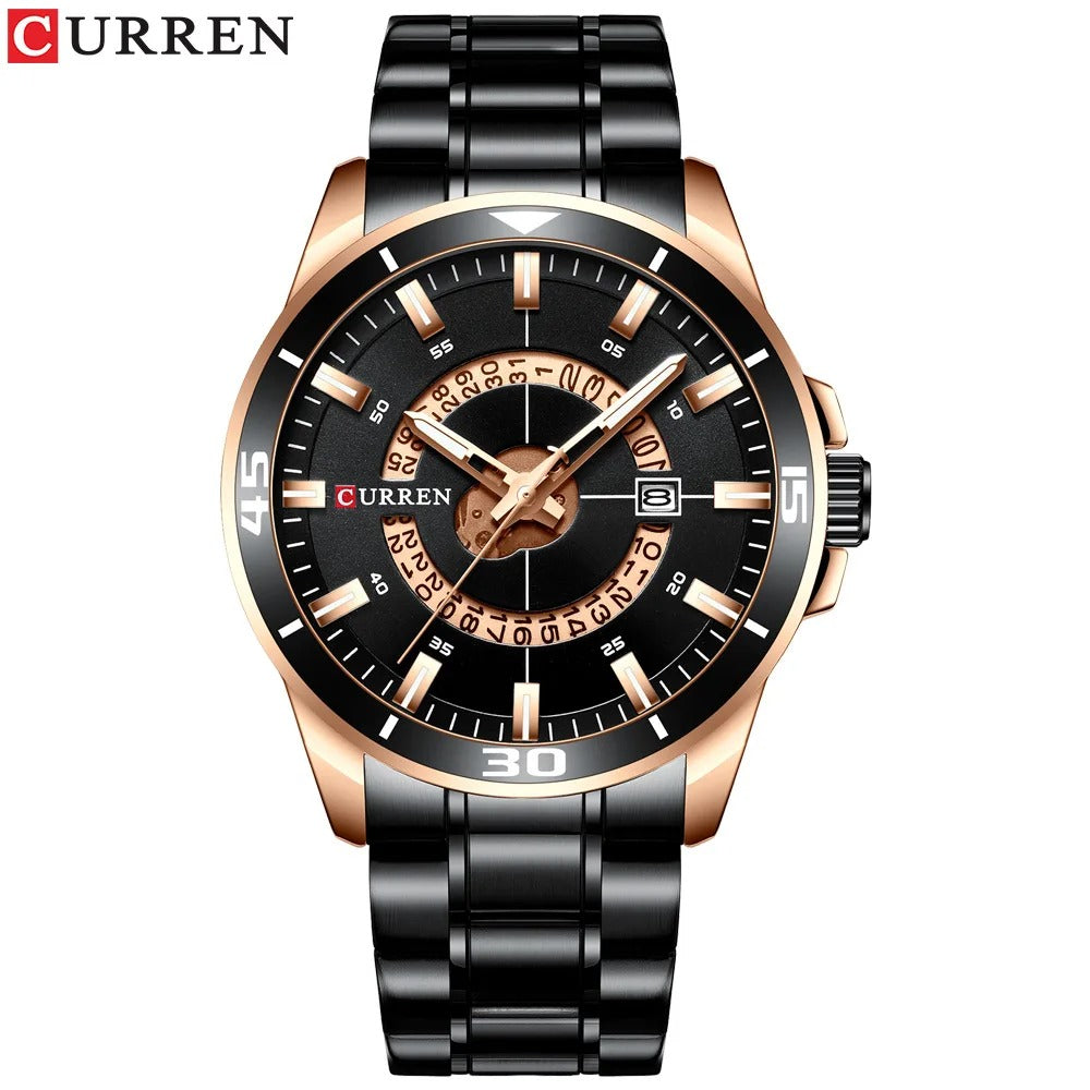 Reloj Curren 8359 Hombre Acero Esfera Grande