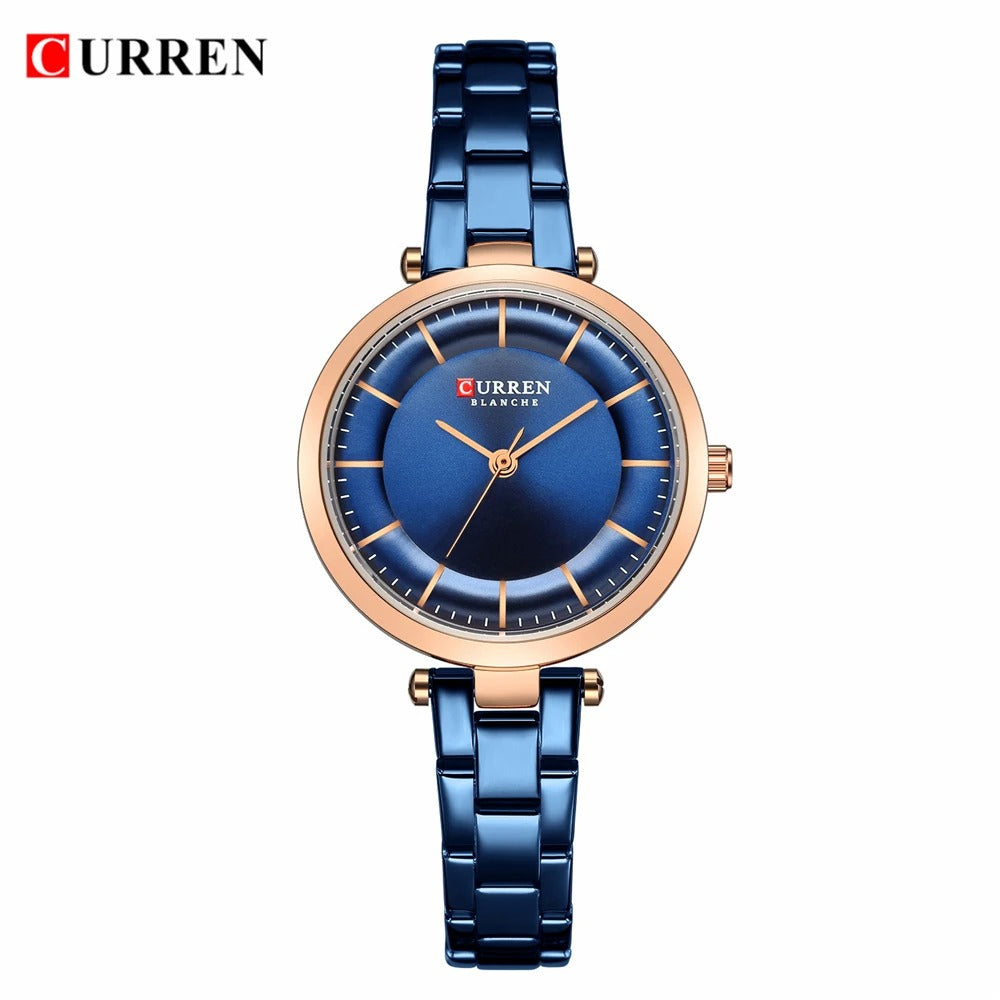 Reloj Curren 9054 Mujer Acero Creativo
