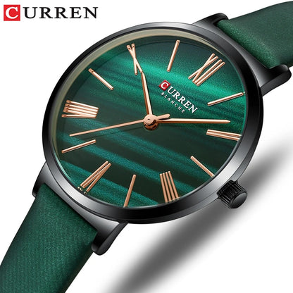 Reloj Curren 9076 Mujer Cuero Genuino