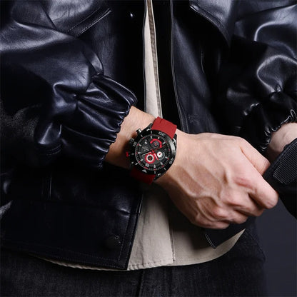 Reloj Naviforce 8038 Hombre Silicona Tres Esferas