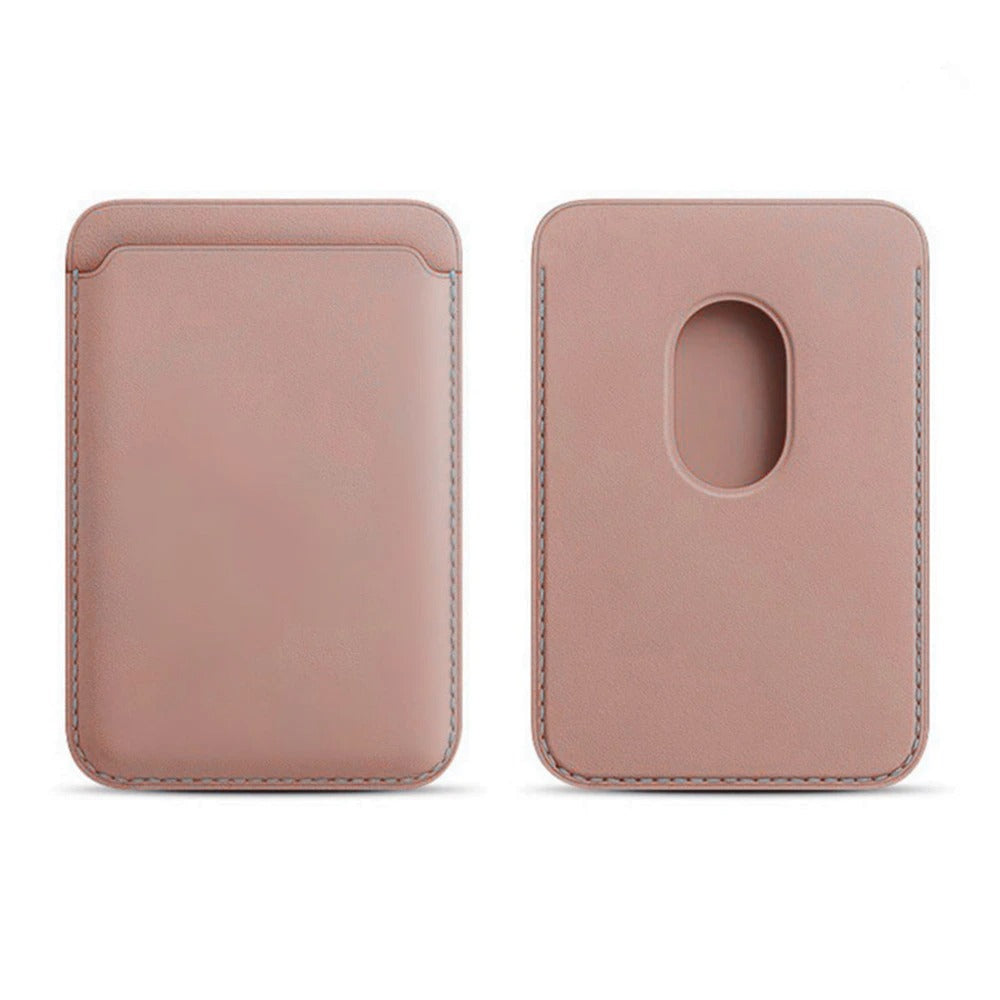 Tarjetero Magnético de Cuero para Hombre | Billetera Minimalista Porta Tarjetas RFID