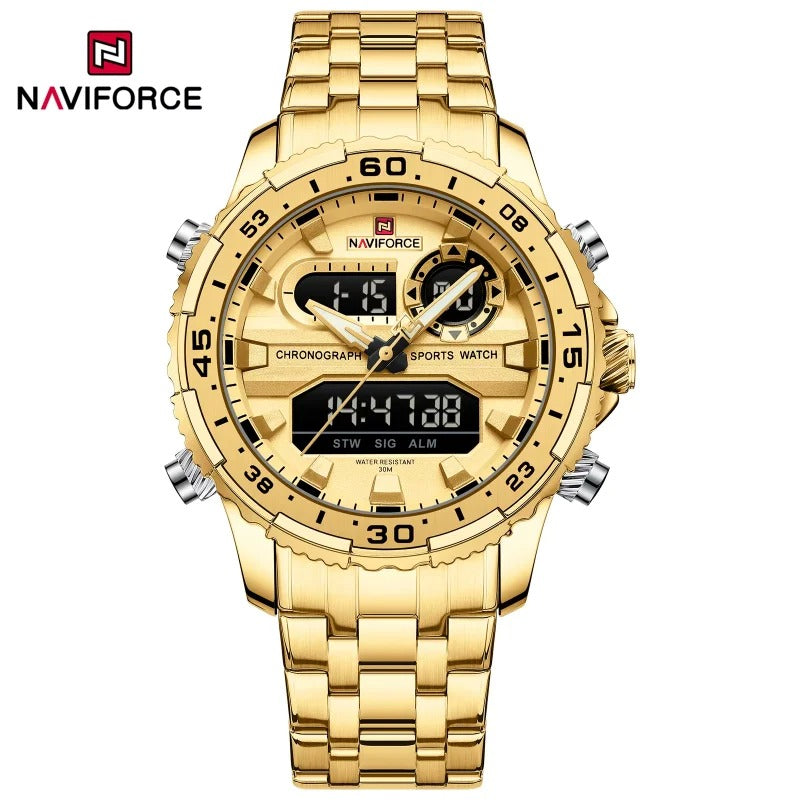 Reloj Naviforce Hombre Acero Analógico Digital