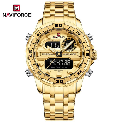 Reloj Naviforce Hombre Acero Analógico Digital
