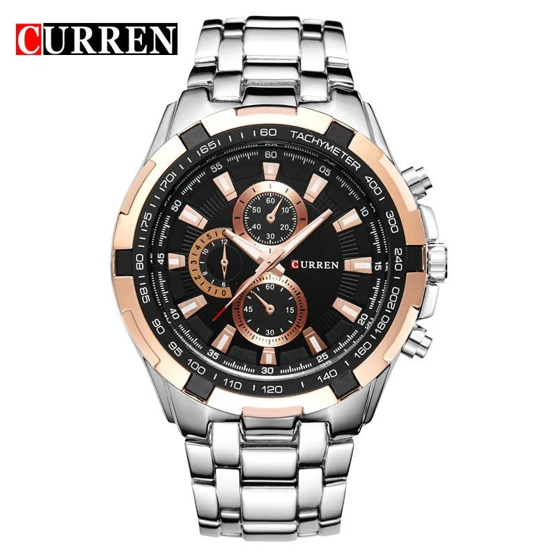 Reloj Curren 8023 Hombre Acero Militar
