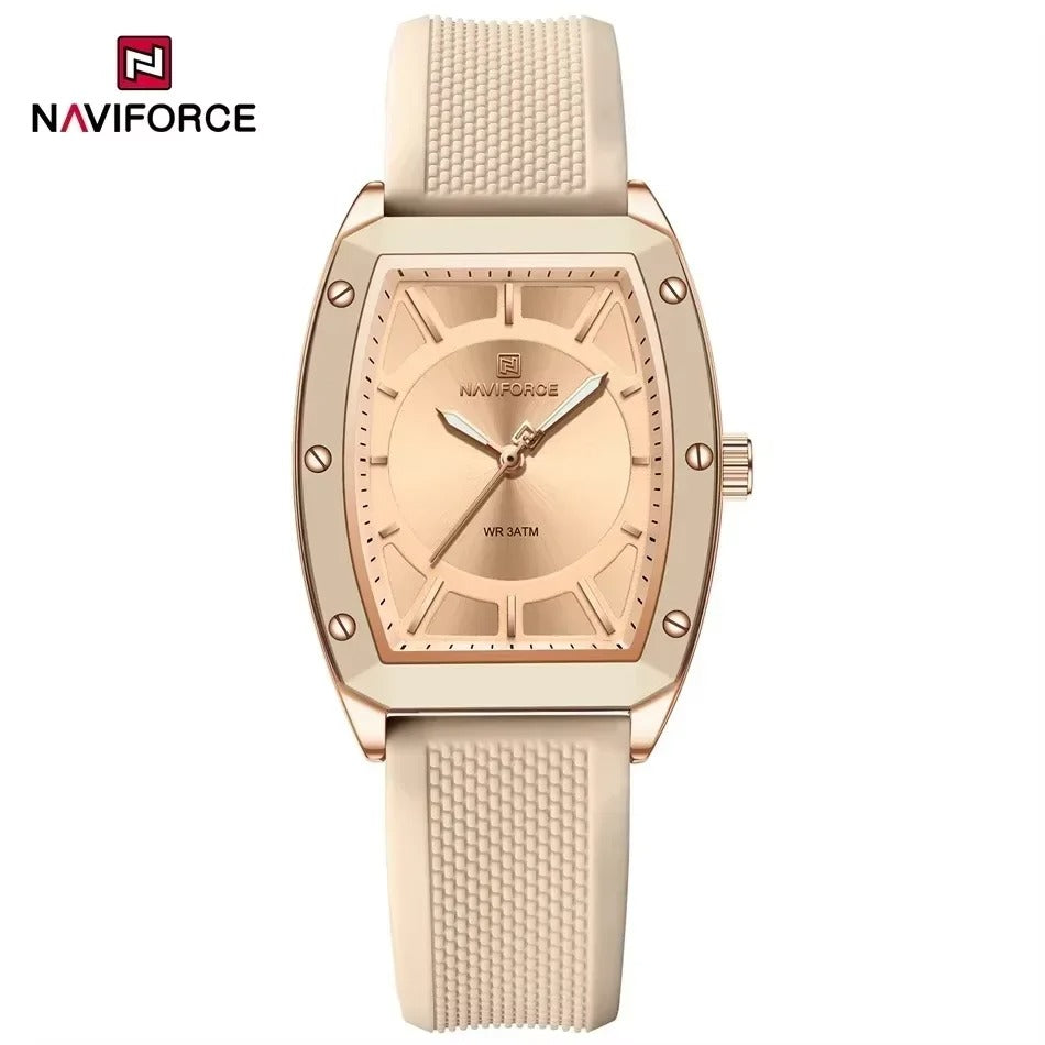 Reloj Naviforce NF5049 Mujer Tonneau Silicona
