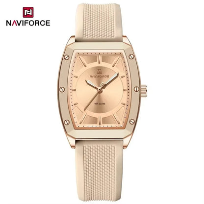 Reloj Naviforce NF5049 Mujer Tonneau Silicona