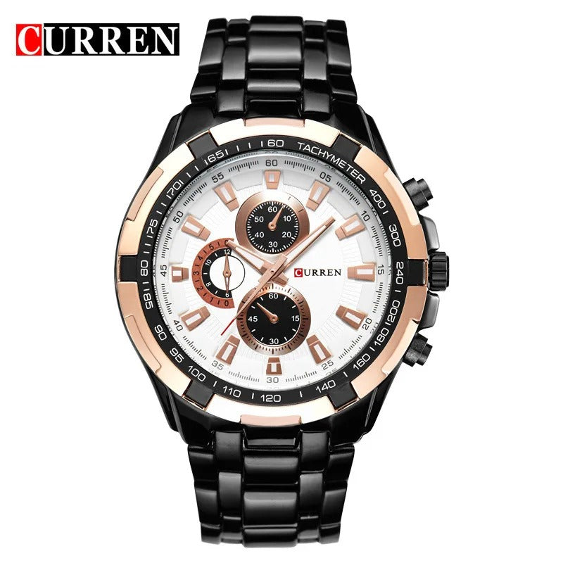 Reloj Curren 8023 Hombre Acero Militar