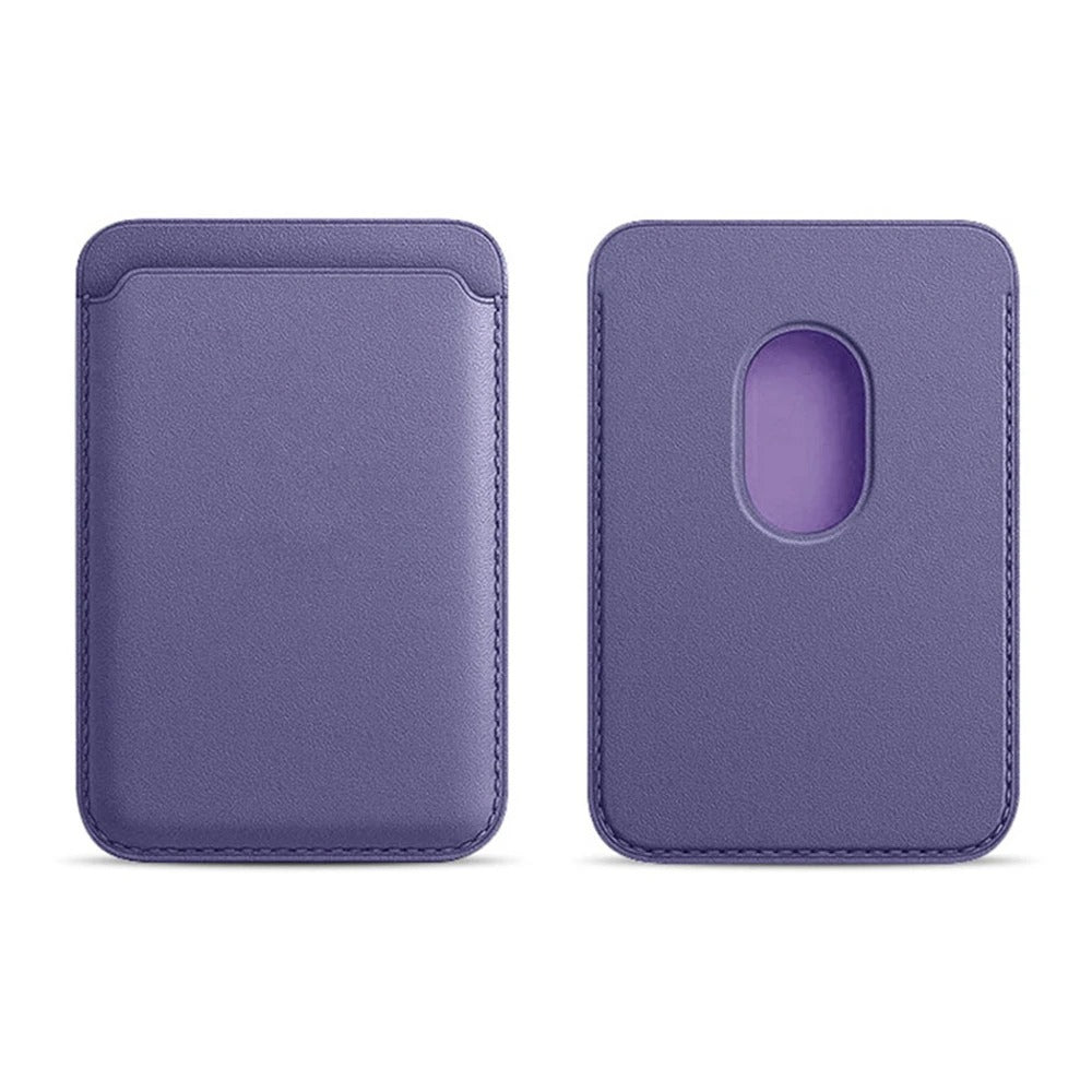 Tarjetero Magnético de Cuero para Hombre | Billetera Minimalista Porta Tarjetas RFID