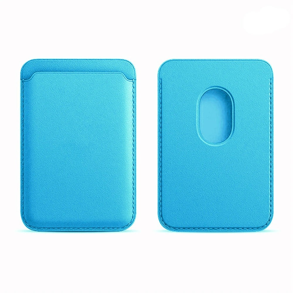 Tarjetero Magnético de Cuero para Hombre | Billetera Minimalista Porta Tarjetas RFID