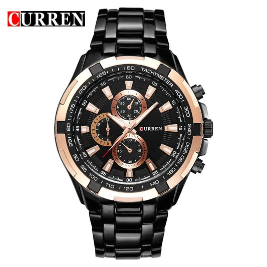 Reloj Curren 8023 Hombre Acero Militar — Foucault Valdivia
