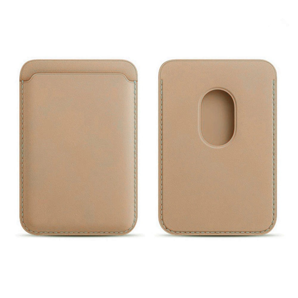 Tarjetero Magnético de Cuero para Hombre | Billetera Minimalista Porta Tarjetas RFID