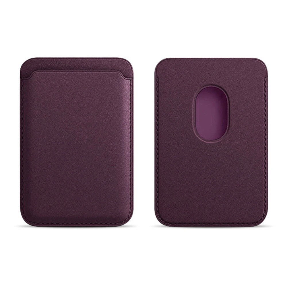Tarjetero Magnético de Cuero para Hombre | Billetera Minimalista Porta Tarjetas RFID