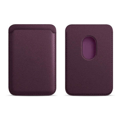 Tarjetero Magnético de Cuero para Hombre | Billetera Minimalista Porta Tarjetas RFID