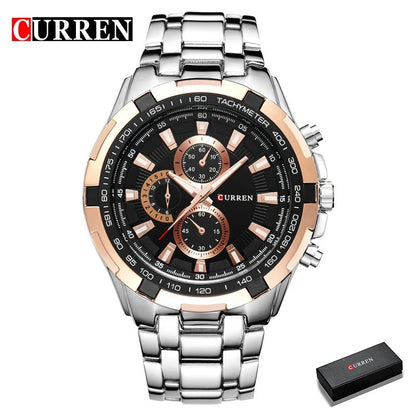 Reloj Curren 8023 Hombre Acero Militar