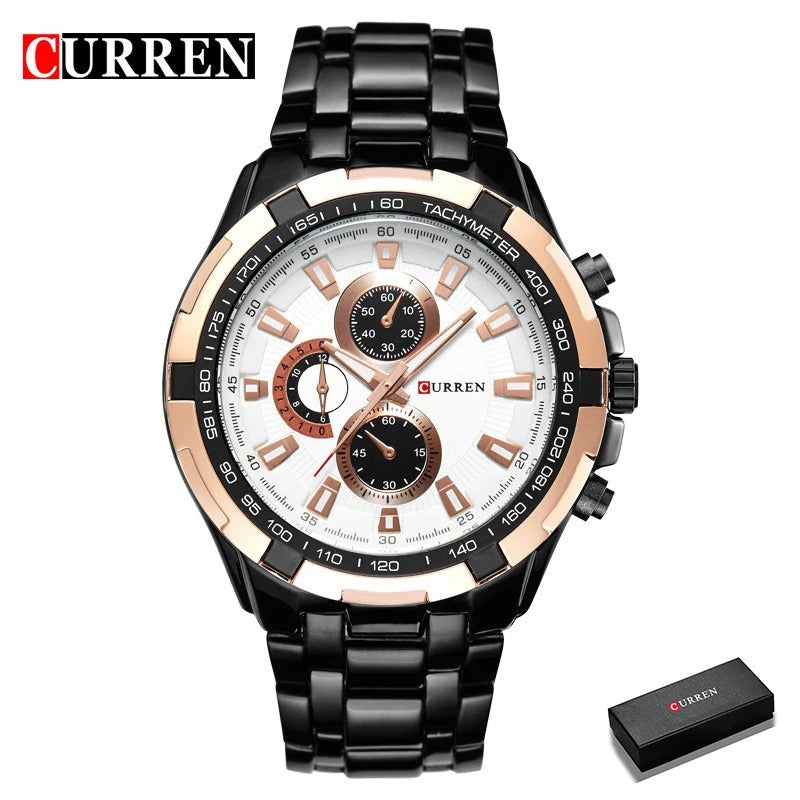 Reloj Curren 8023 Hombre Acero Militar