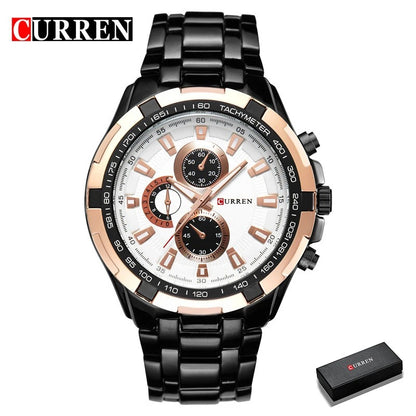 Reloj Curren 8023 Hombre Acero Militar