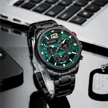 Reloj Curren 8395 Hombre Acero Cronógrafo
